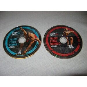 Beachbody Insanity Max Out 30 Friday Fight Round 1&2 DVD REPLACEMENT DISCS ONLY